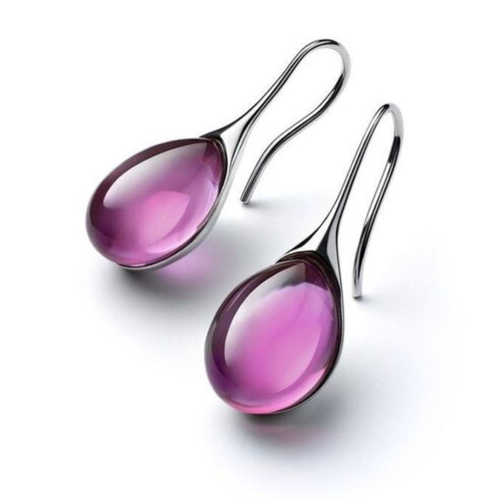 Gaia™ | Glass Teardrop Earrings