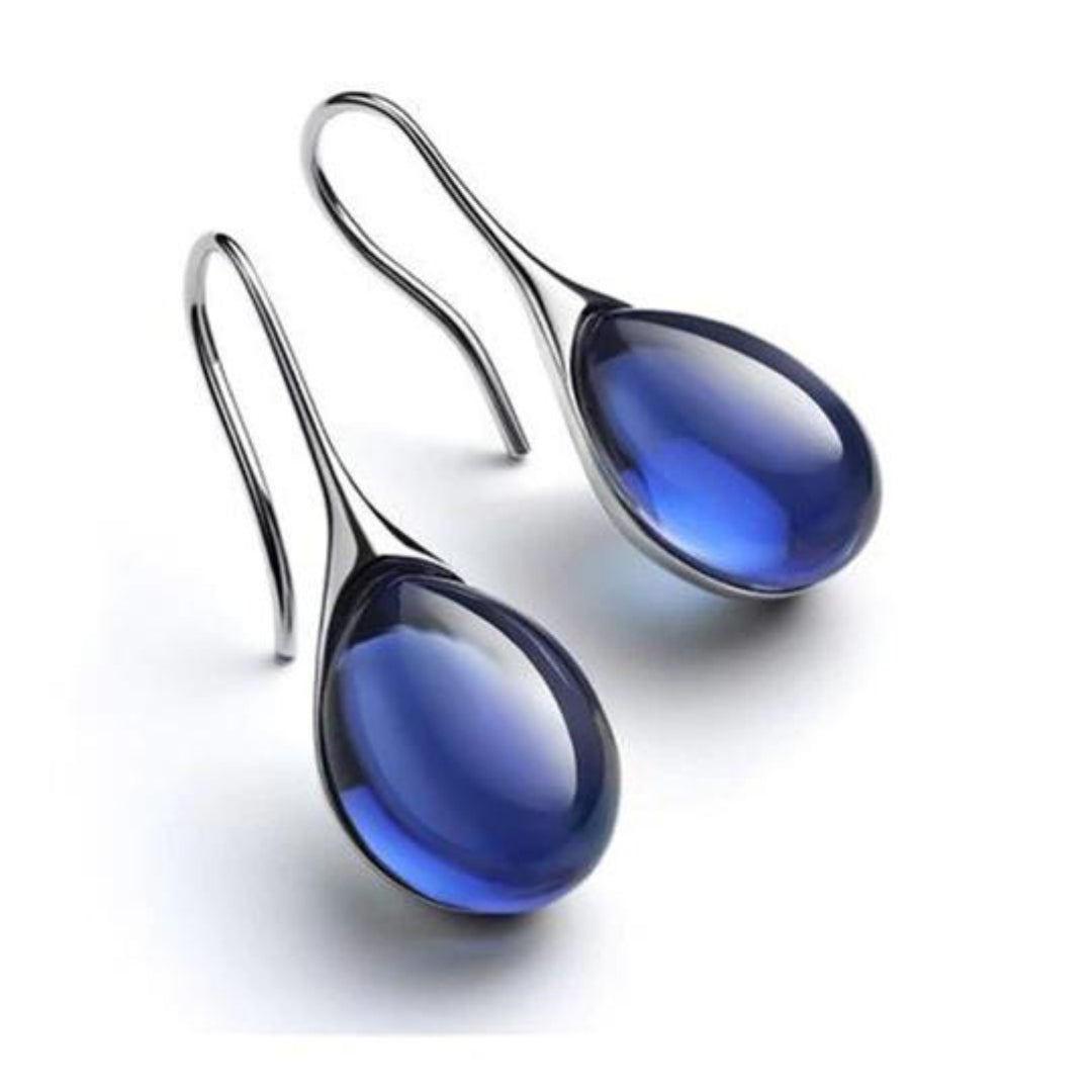 Gaia™ | Glass Teardrop Earrings