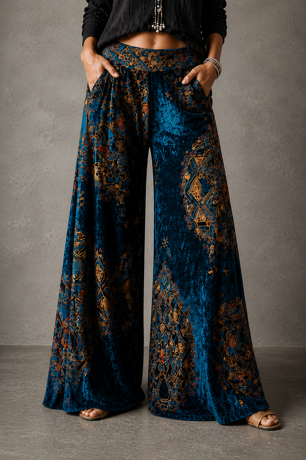 Lucy™ | Boho Wide-Leg Trousers