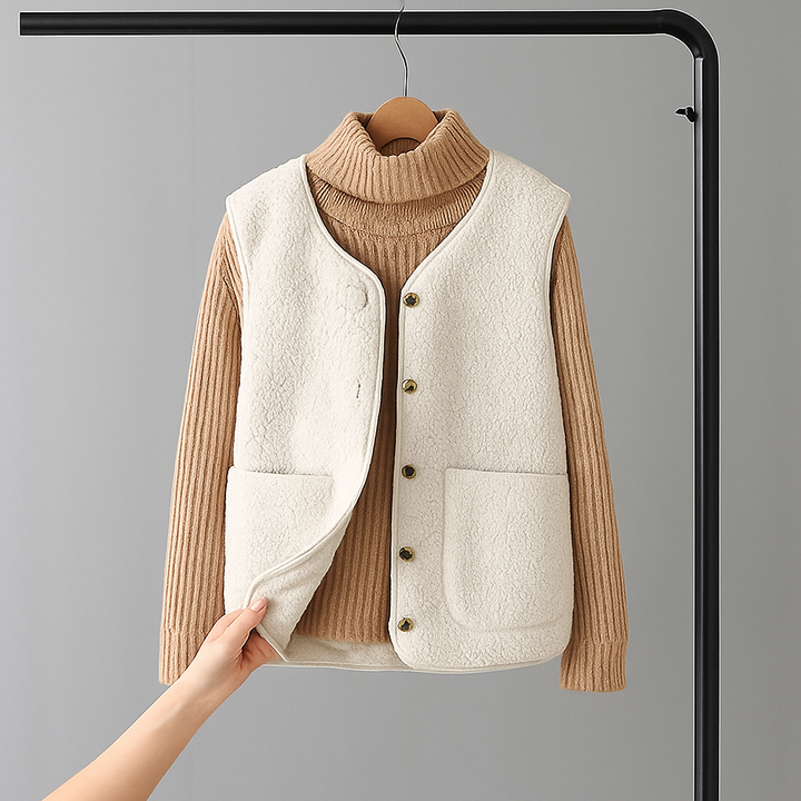 Gae Soft Sleeveless Cardigan