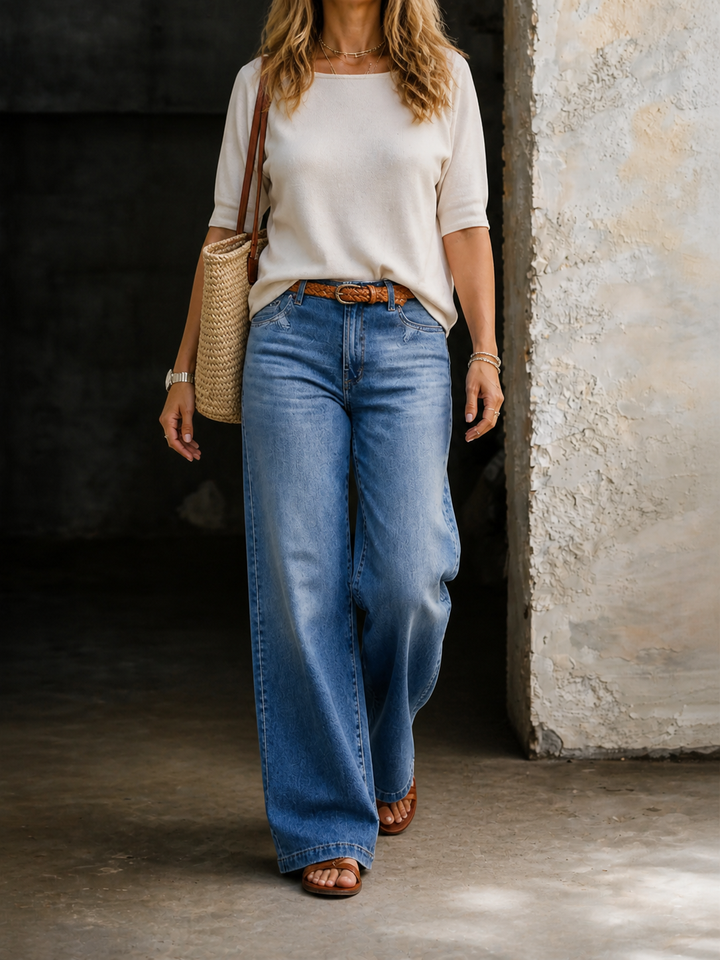 Amani™ | Vintage High-Waisted Jeans