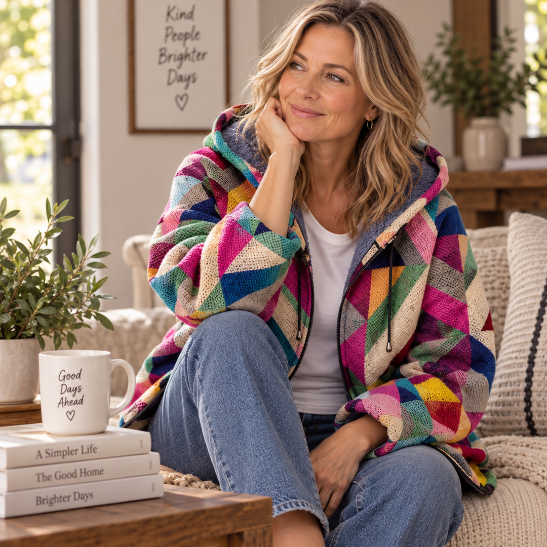 Marlow™ | Geometric Print Sweatshirt