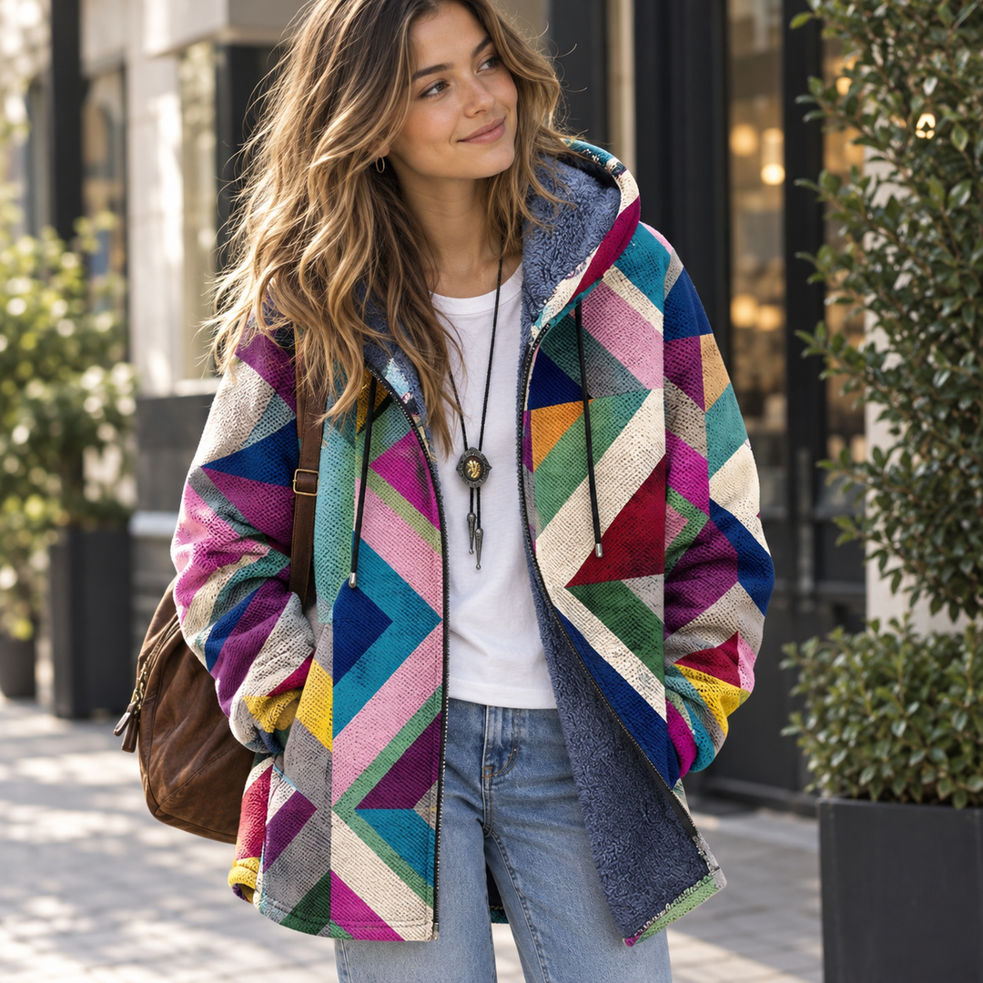 Marlow™ | Geometric Print Sweatshirt
