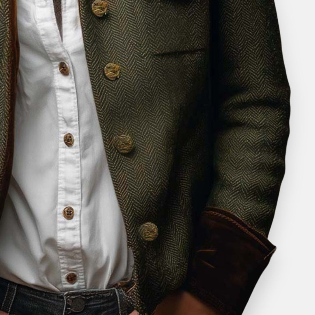 Darmae™ – Tweed jacket with velvet