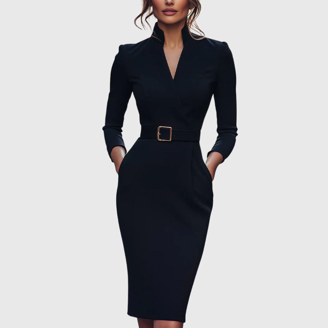 Camilla | Belted Pencil Dress