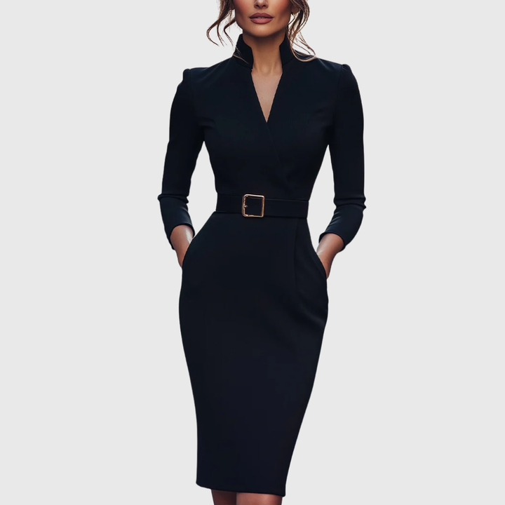 Camilla | Belted Pencil Dress