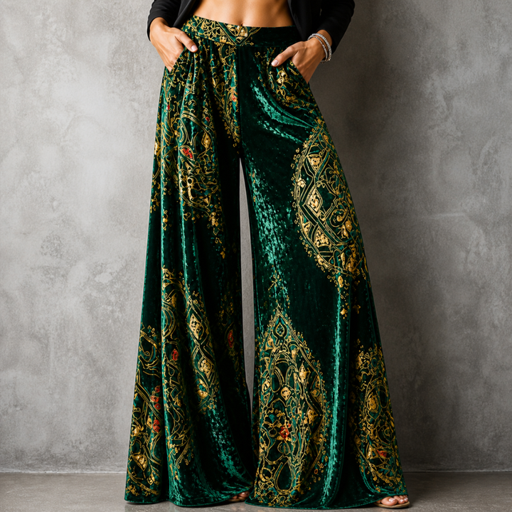 Lucy™ | Boho Wide-Leg Trousers