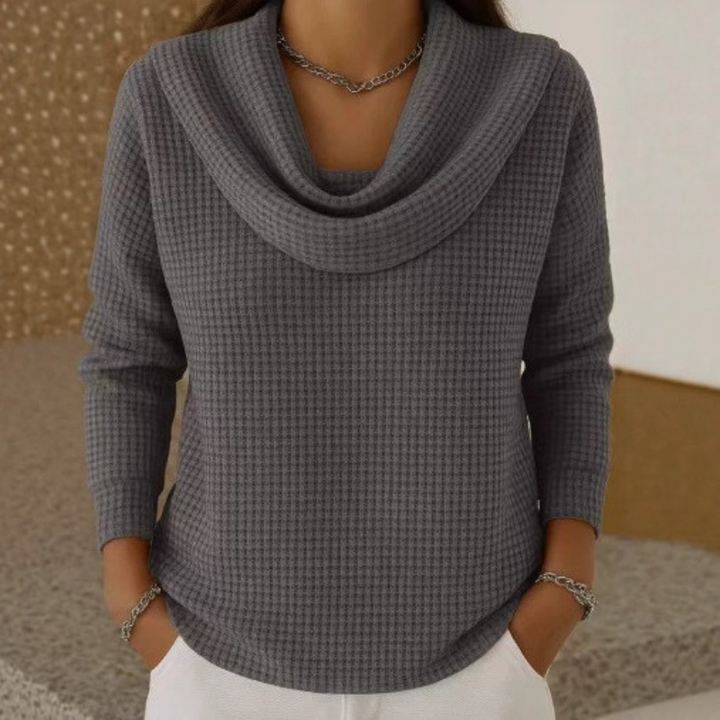Ambre | Cowl-Neck Knit Jumper