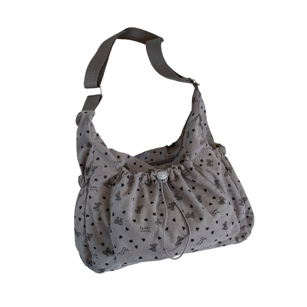 Harlow™ | Plaid Drawstring Cloud Hobo Bag