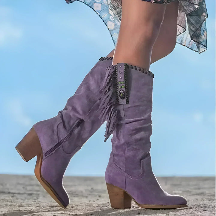 Harlow™ | Western Fringe Boots