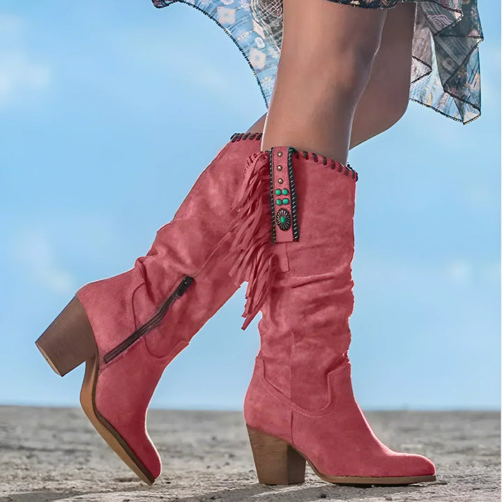 Harlow™ | Western Fringe Boots