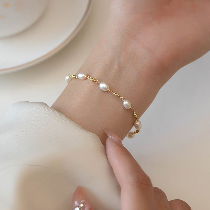 Romy™ | Baroque Pearl Strand Bracelet