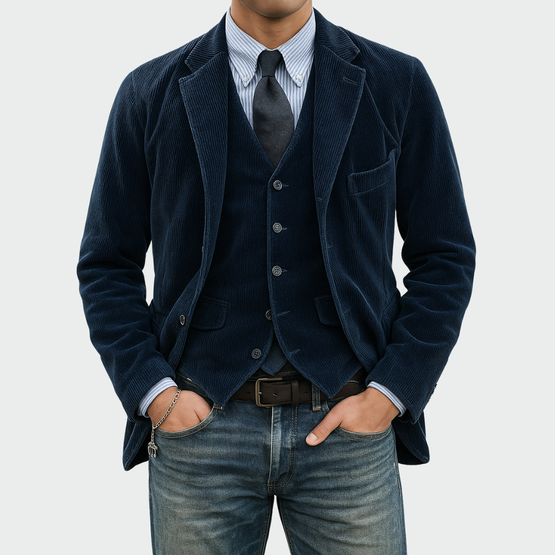 Darnor - Tailored Blazer and Waistcoat Set