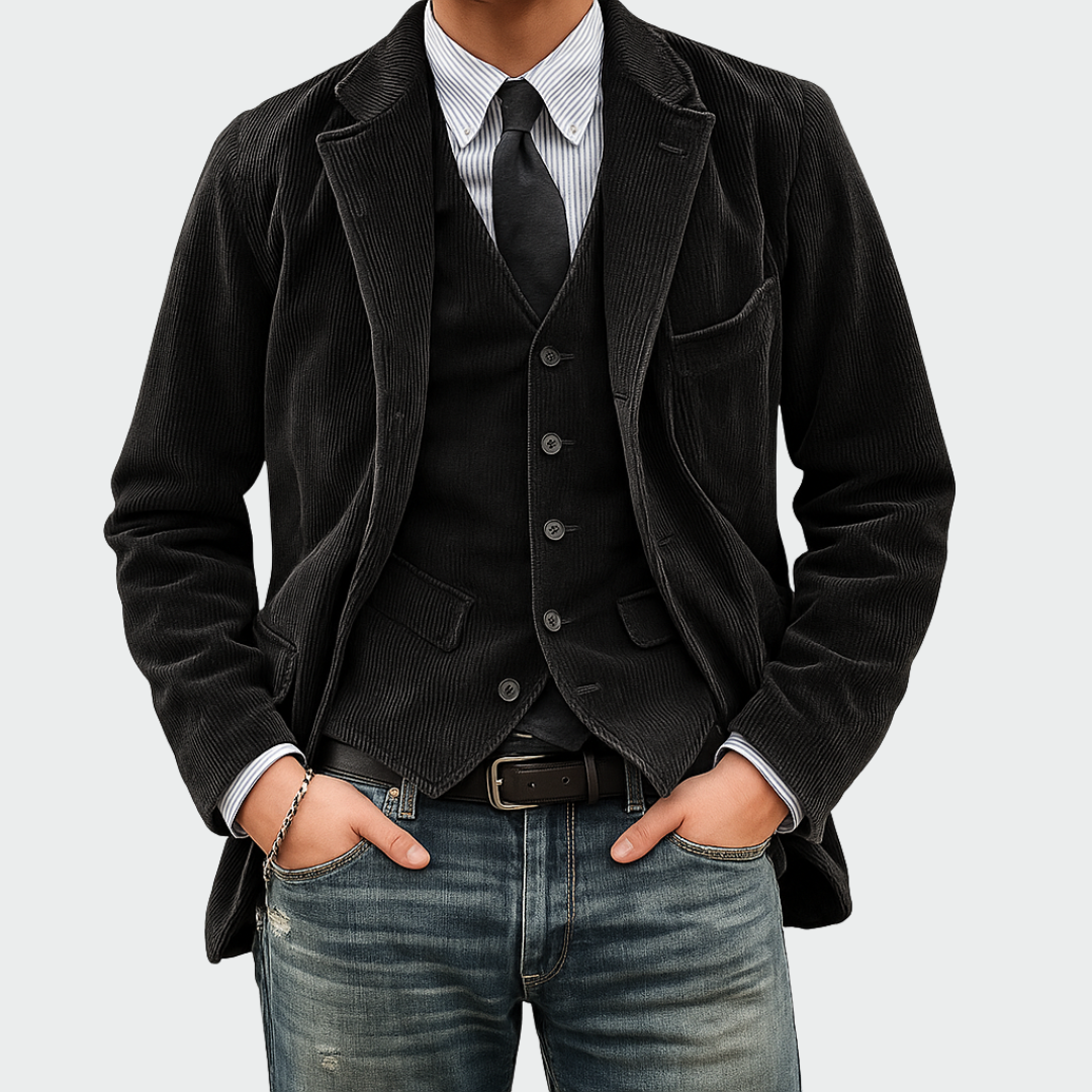 Darnor - Tailored Blazer and Waistcoat Set