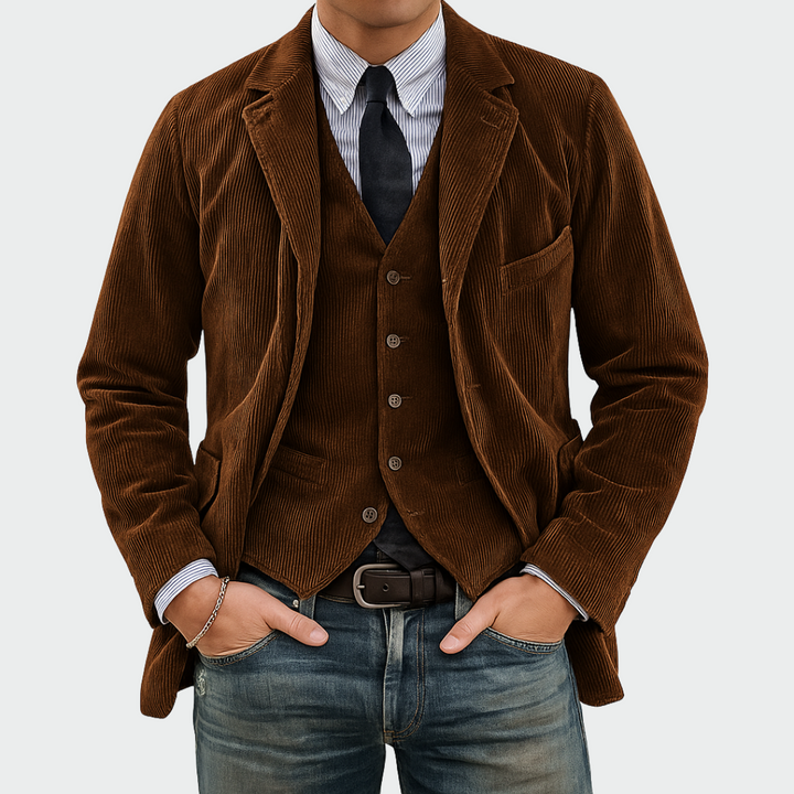 Darnor - Tailored Blazer and Waistcoat Set