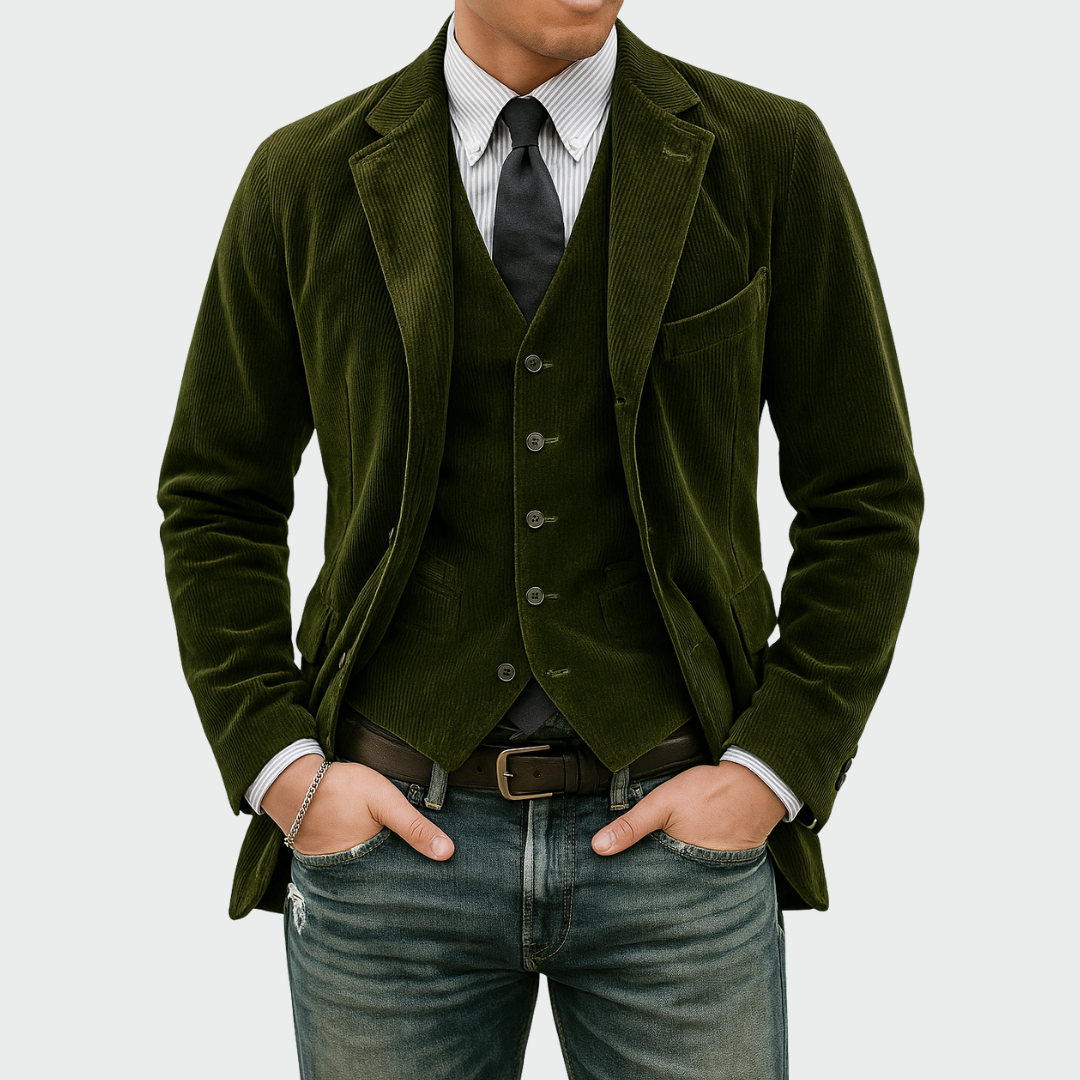Darnor - Tailored Blazer and Waistcoat Set