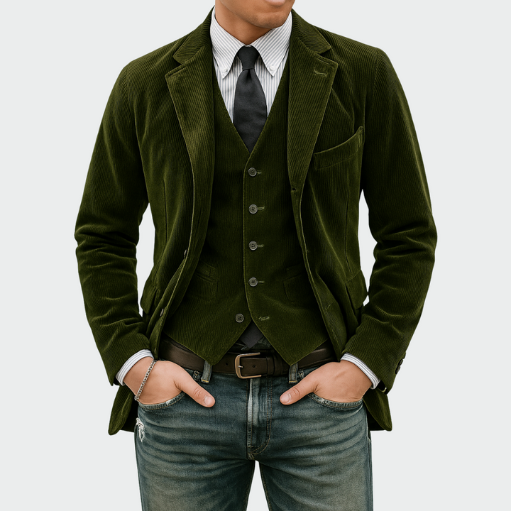 Darnor - Tailored Blazer and Waistcoat Set