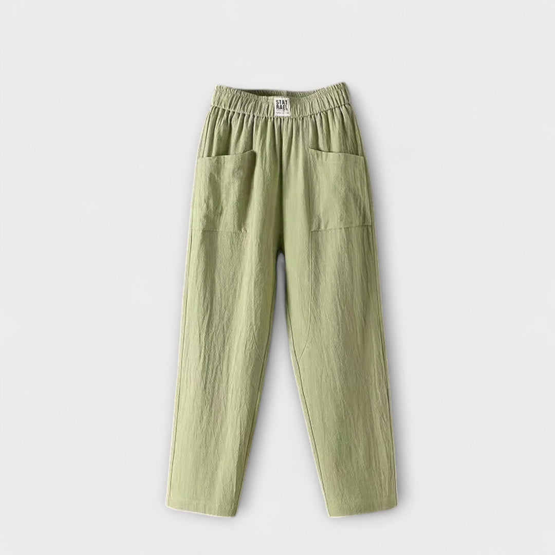 Maya™ | Elegant Linen Trousers