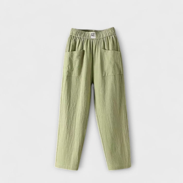 Maya™ | Elegant Linen Trousers
