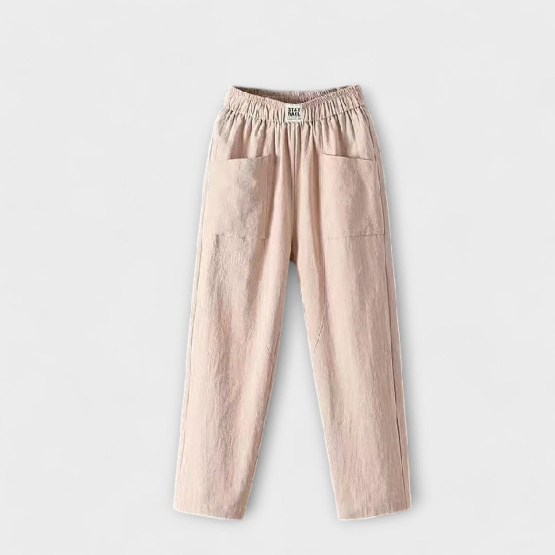 Maya™ | Elegant Linen Trousers