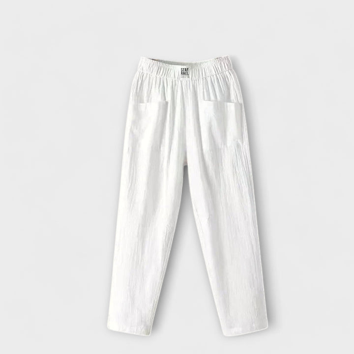 Maya™ | Elegant Linen Trousers