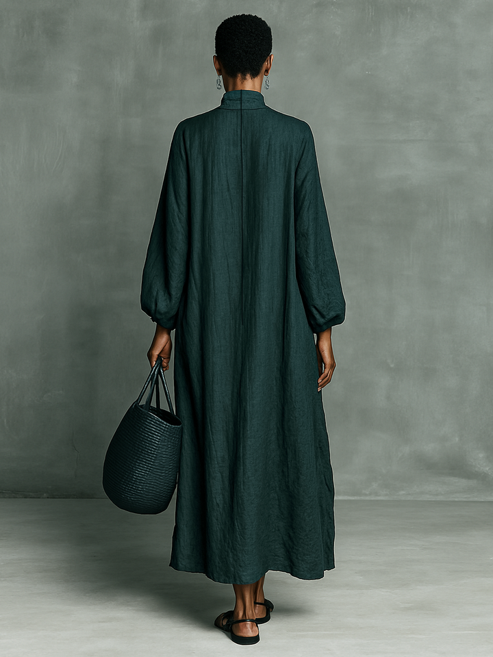 Alora | Premium Linen Maxi Dress