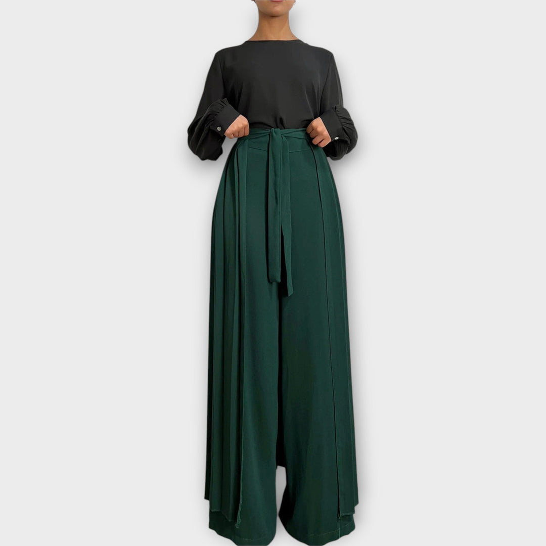 Nerissa™ | Pleated Wide-Leg Trousers
