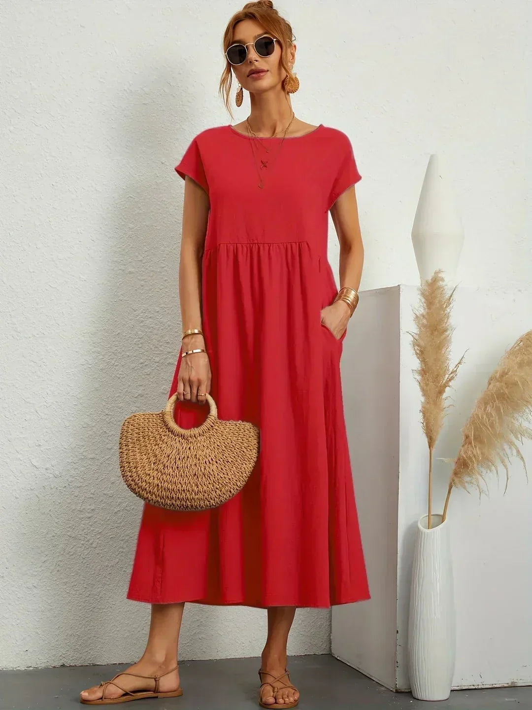 Gabrielle | Flowing Midi Dress
