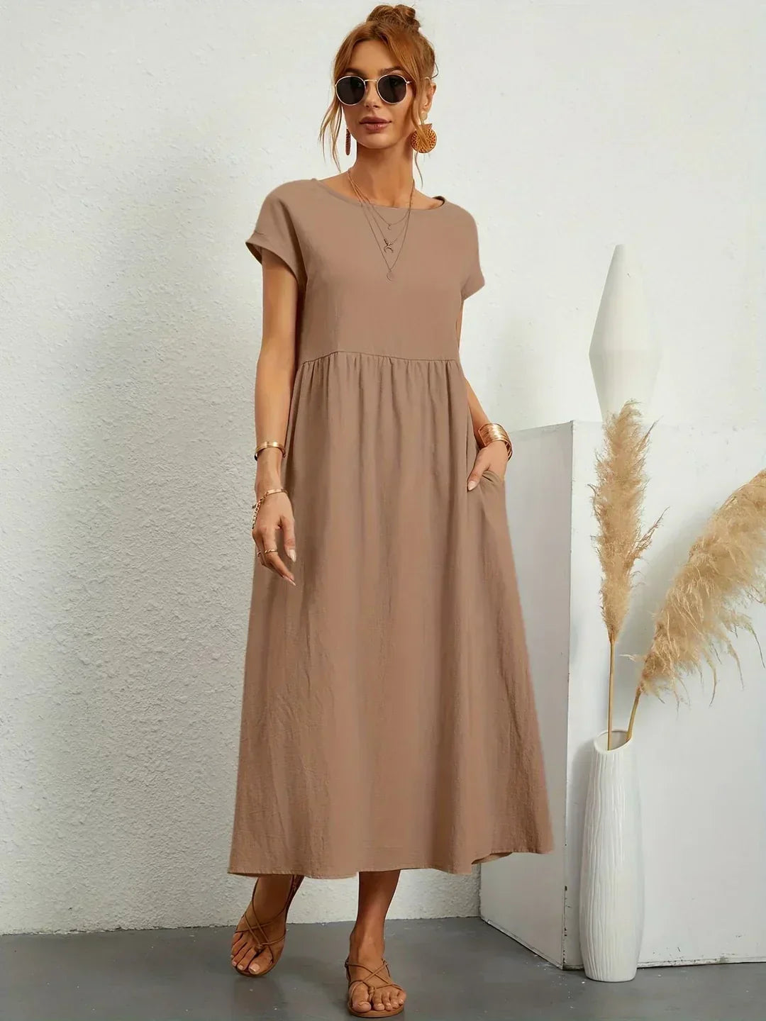 Gabrielle | Flowing Midi Dress