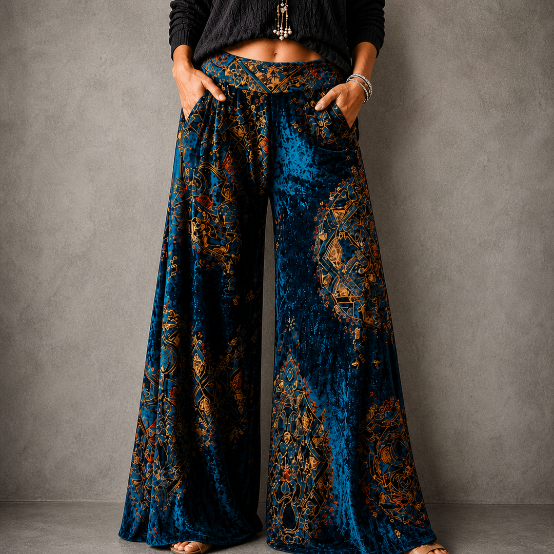 Lucy™ | Boho Wide-Leg Trousers