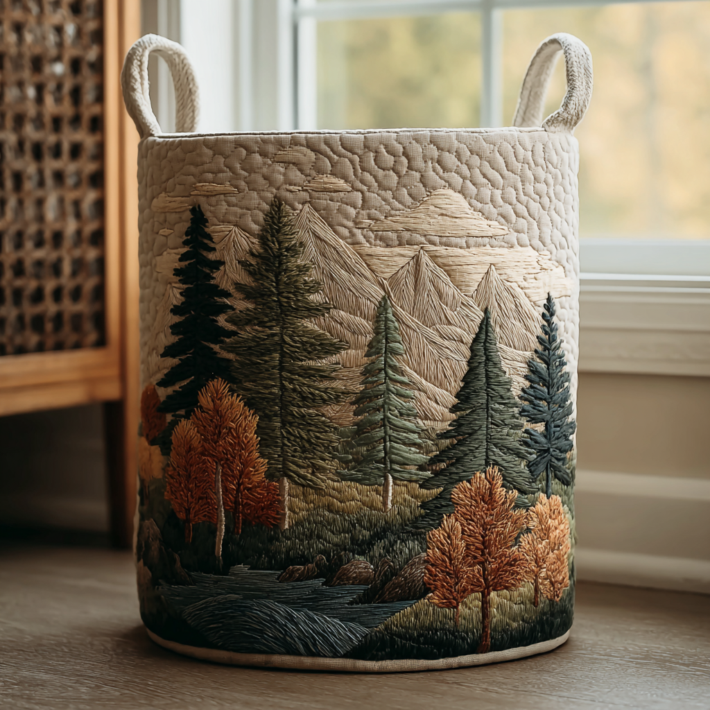 Naomi™ | Forest Laundry Basket
