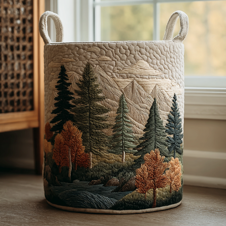 Naomi™ | Forest Laundry Basket
