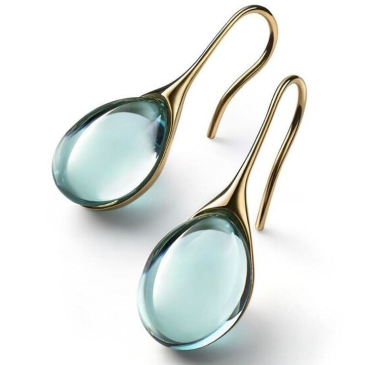 Gaia™ | Glass Teardrop Earrings