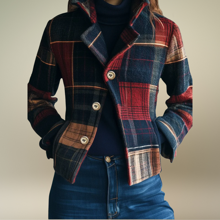 Natalie | Classsic Checkered Coat