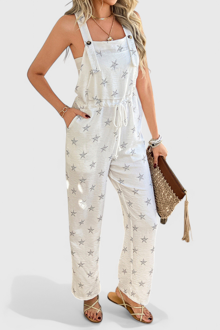 Bianca Mono Long Relaxed with Star Print