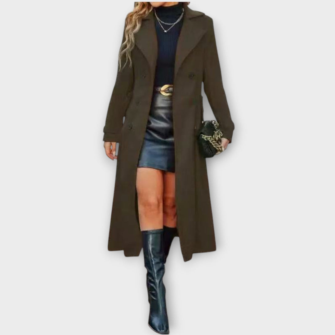 Eleanor | Elegant Longline Winter Coat