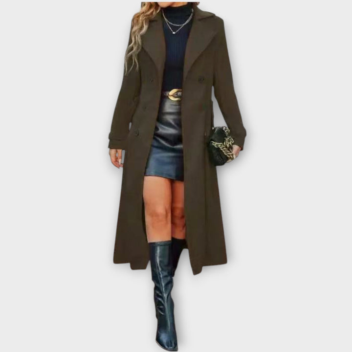 Eleanor | Elegant Longline Winter Coat