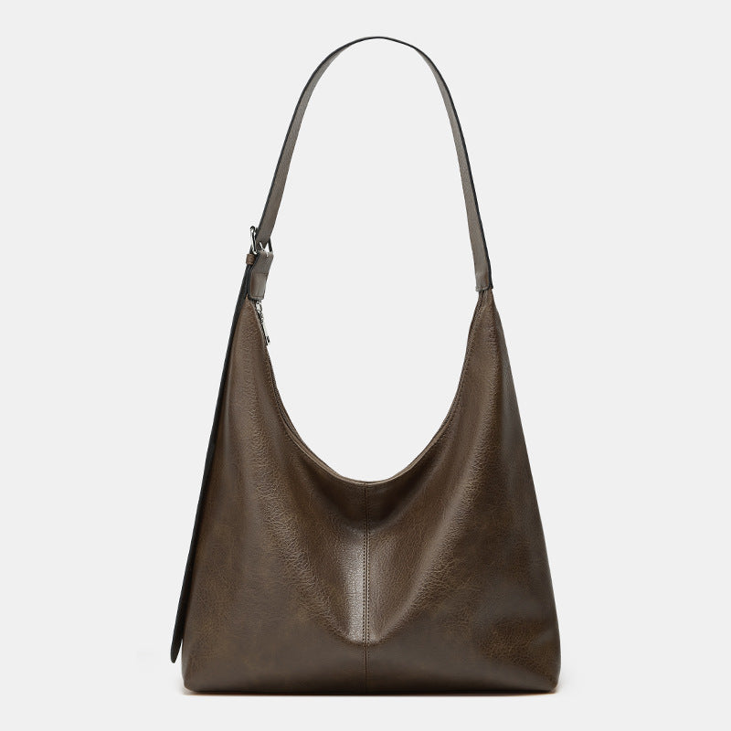 Desiree™ | Women's Solid Colour PU Leather Shoulder Bag Versatile Daily Shopping & Work Bag
