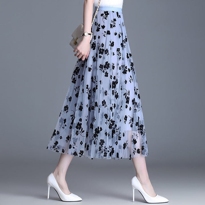 Adeline™ | Floral Midi Skirt