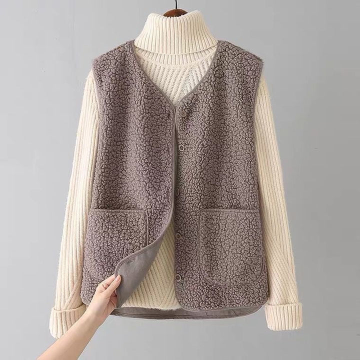 Gae Soft Sleeveless Cardigan