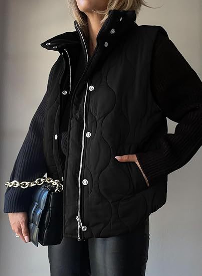 Darcy™ | Button-Up Puffer Vest