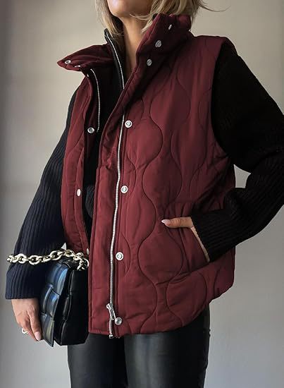 Darcy™ | Button-Up Puffer Vest