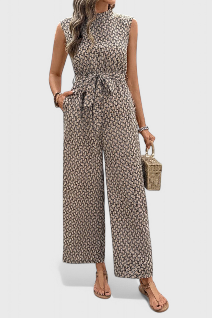 Mono Luzia with Geometric Print