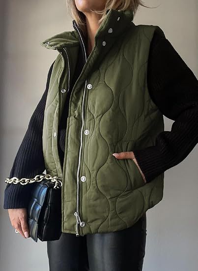 Darcy™ | Button-Up Puffer Vest