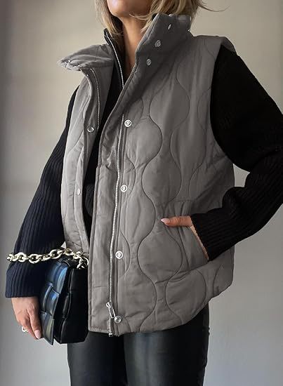 Darcy™ | Button-Up Puffer Vest