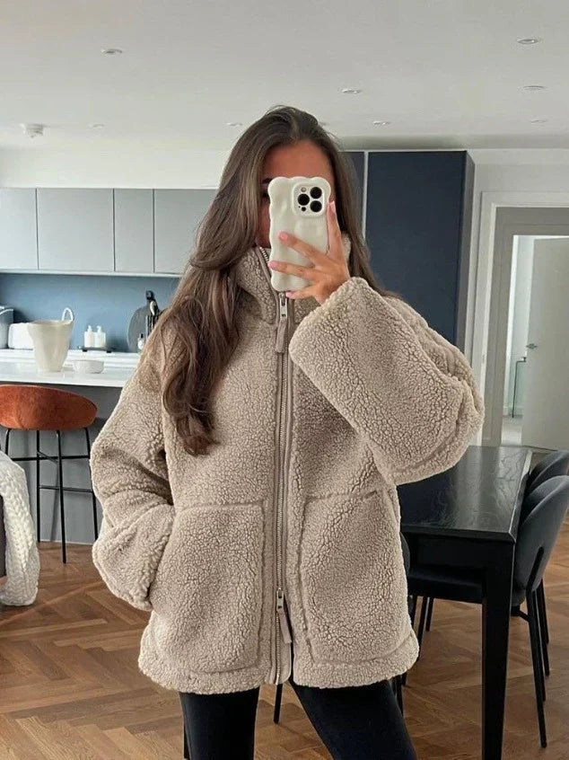Araminta | Warm Teddy Winter Jacket