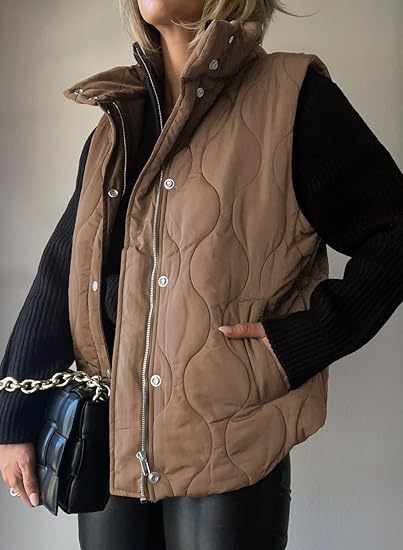 Darcy™ | Button-Up Puffer Vest