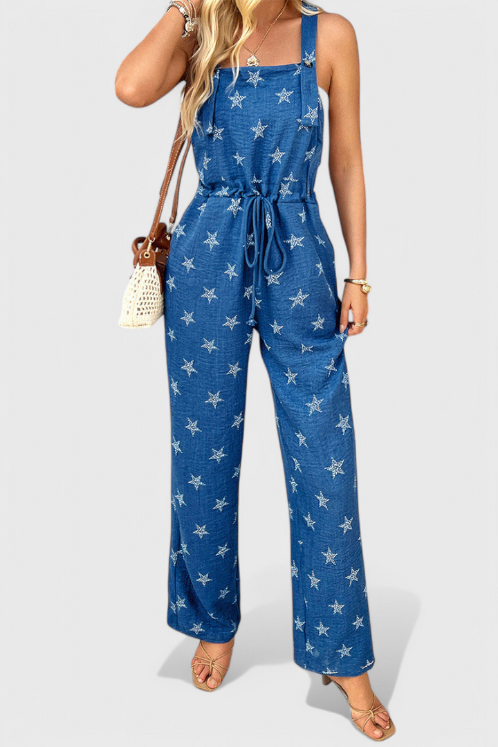 Bianca Mono Long Relaxed with Star Print