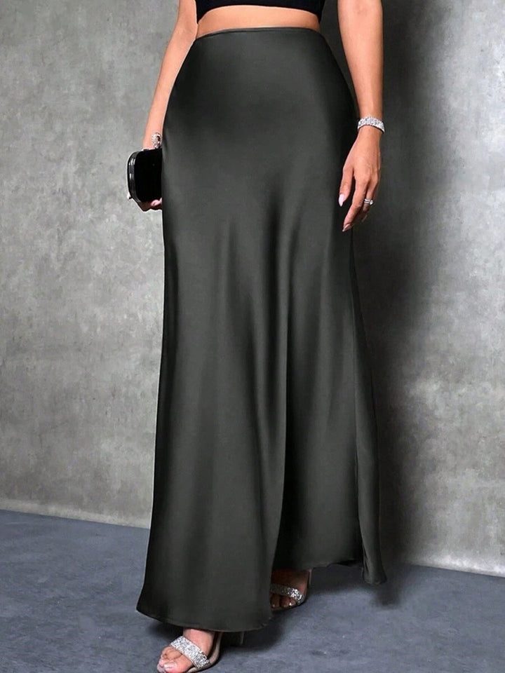 Fiona™ | Satin High-Waist Skirt