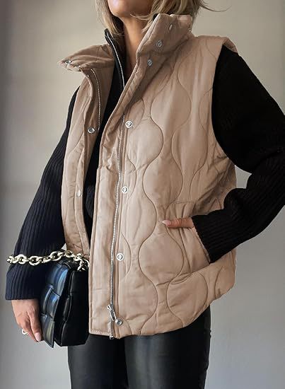 Darcy™ | Button-Up Puffer Vest
